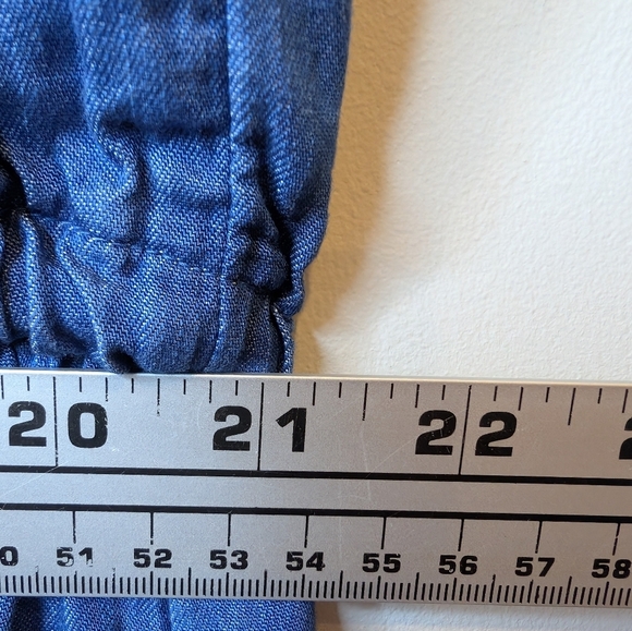 Time & Tru XXL (20) Plus Size Denim Style Sleeveless Collared Button Down Dress - Picture 10 of 10